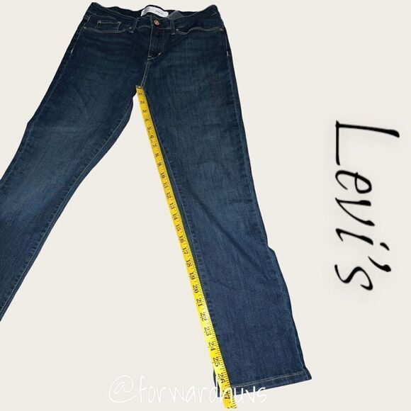 Levi’s Mid Rise Slim Jeans Size 10 Short - Picture 9 of 13